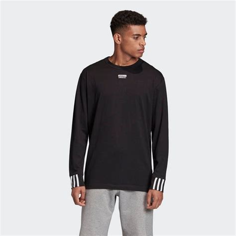 schwarze langarmshirt adidas|Langarm.